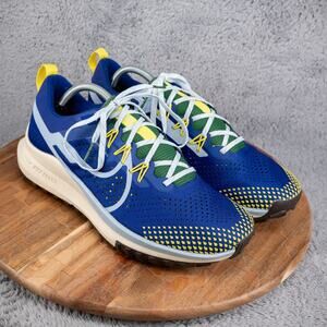 NIKE DJ6158 400 REACT PEGASUS TRAIL 4 Running Shoes Mens Size 11 Blue